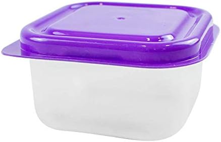 Mini Plastic Food Storage Containers Set of 6 | Snack Boxes 1
