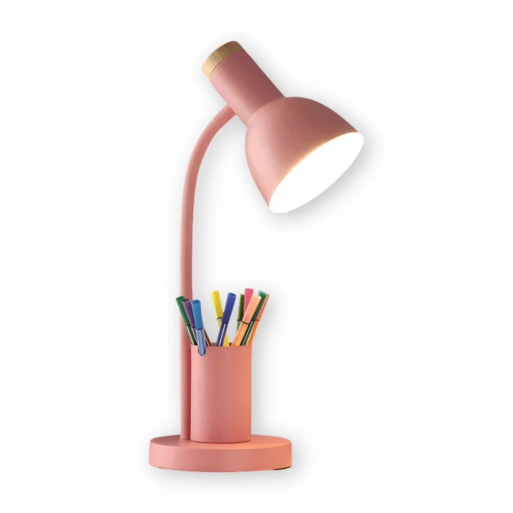 Modern LED Desk Lamp with Pen Holder | Adjustable Lighting 10