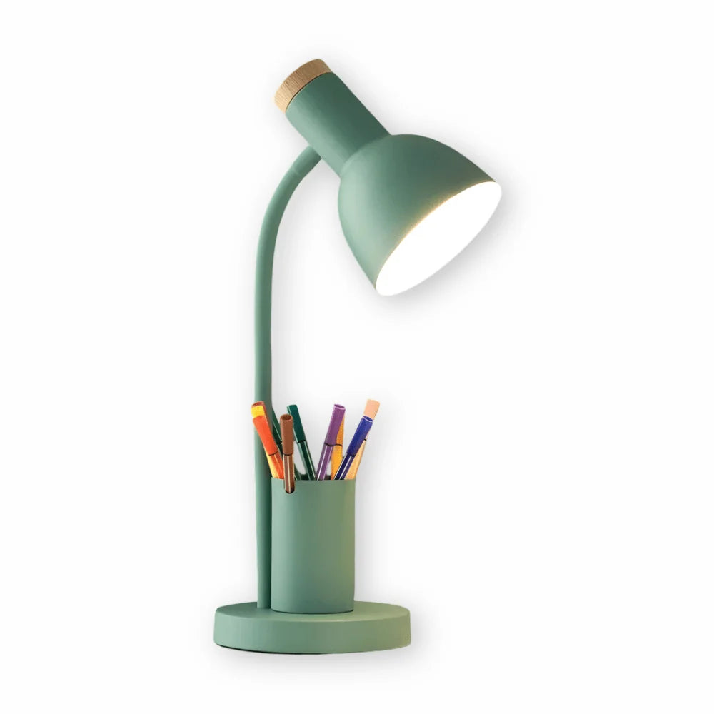 Modern LED Desk Lamp with Pen Holder | Adjustable Lighting 9