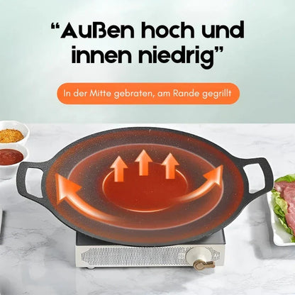 MultiCook Cast Iron Grill Pan | Durable Non-Stick Griddle 1