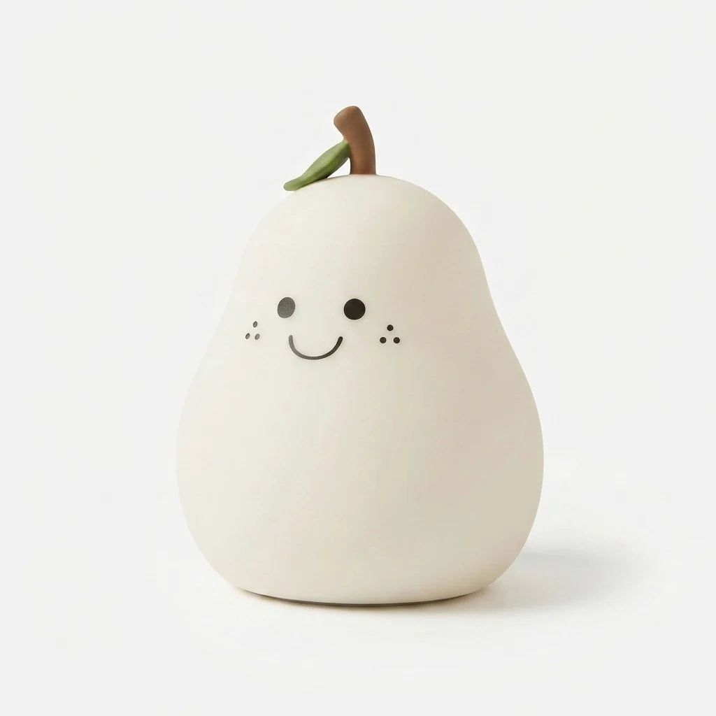 Pear-Shaped Silicone Night Light | Kids Bedroom Lamp 6
