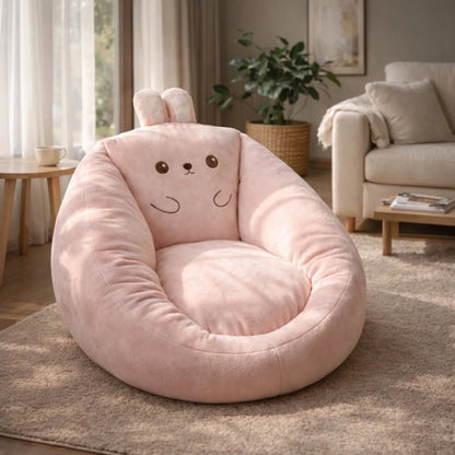 Plush Animal Motif Floor Chair | Soft Beanbag Seat 6