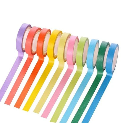 Rainbow Washi Tape | 5mm Decorative Adhesive Paper 4