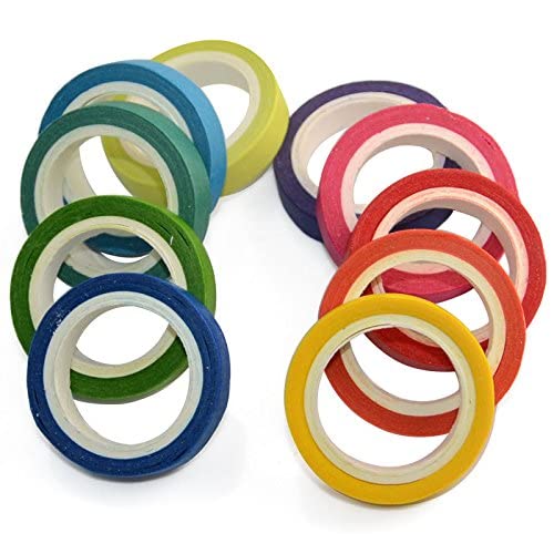 Rainbow Washi Tape | 5mm Decorative Adhesive Paper 5