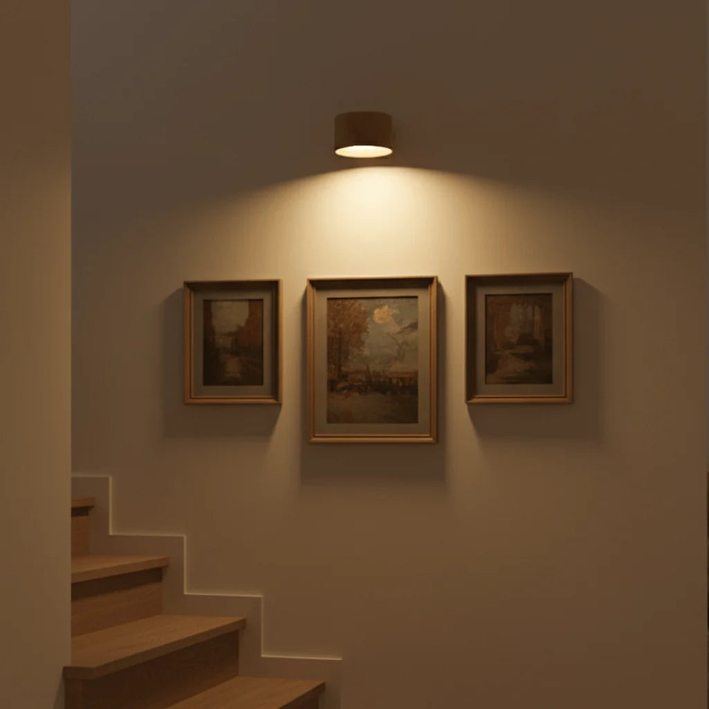 ScandiGlow | Wireless Nordic LED Wall Light with Remote 2