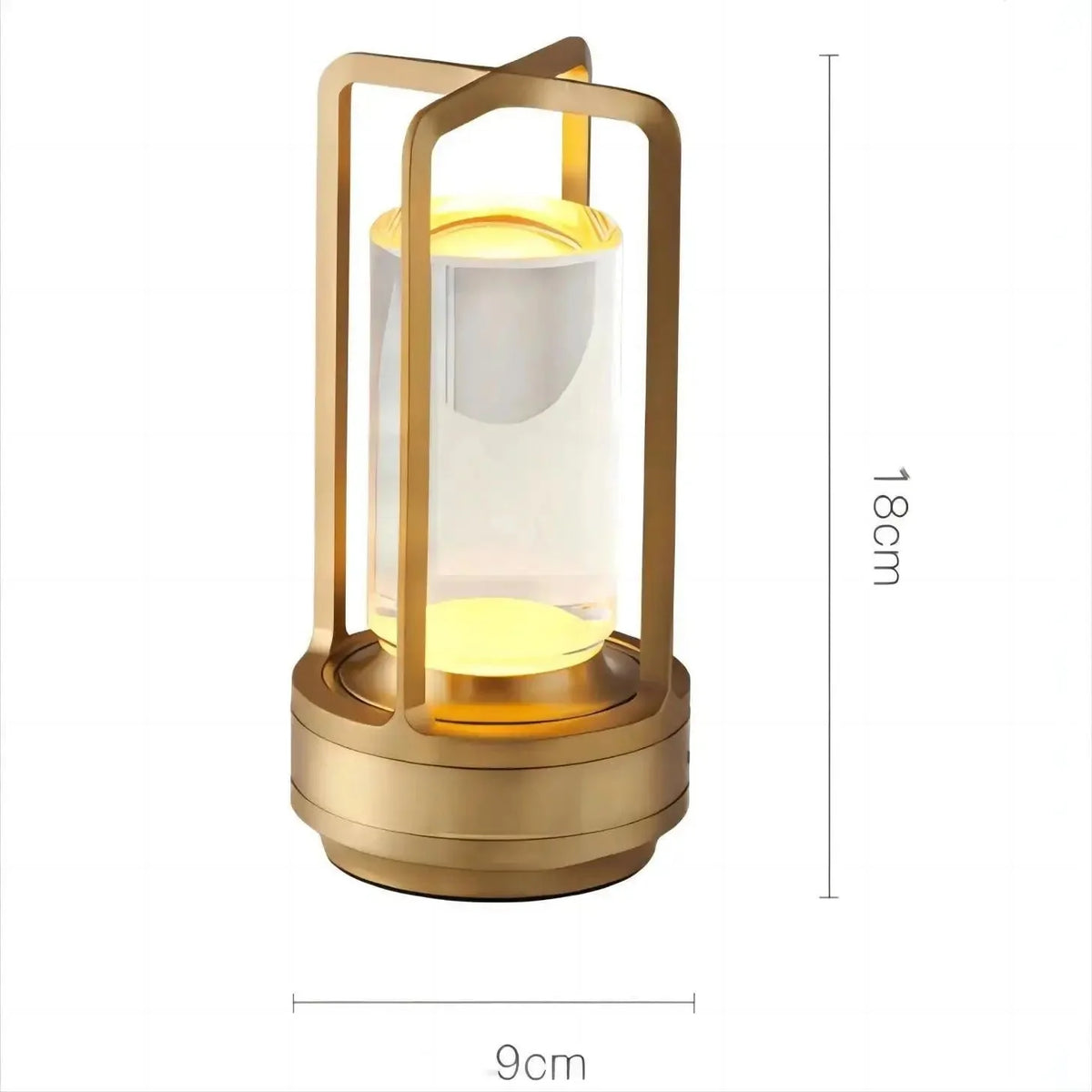 Scandinavian LED Table Lamp Dimmable Cordless 4
