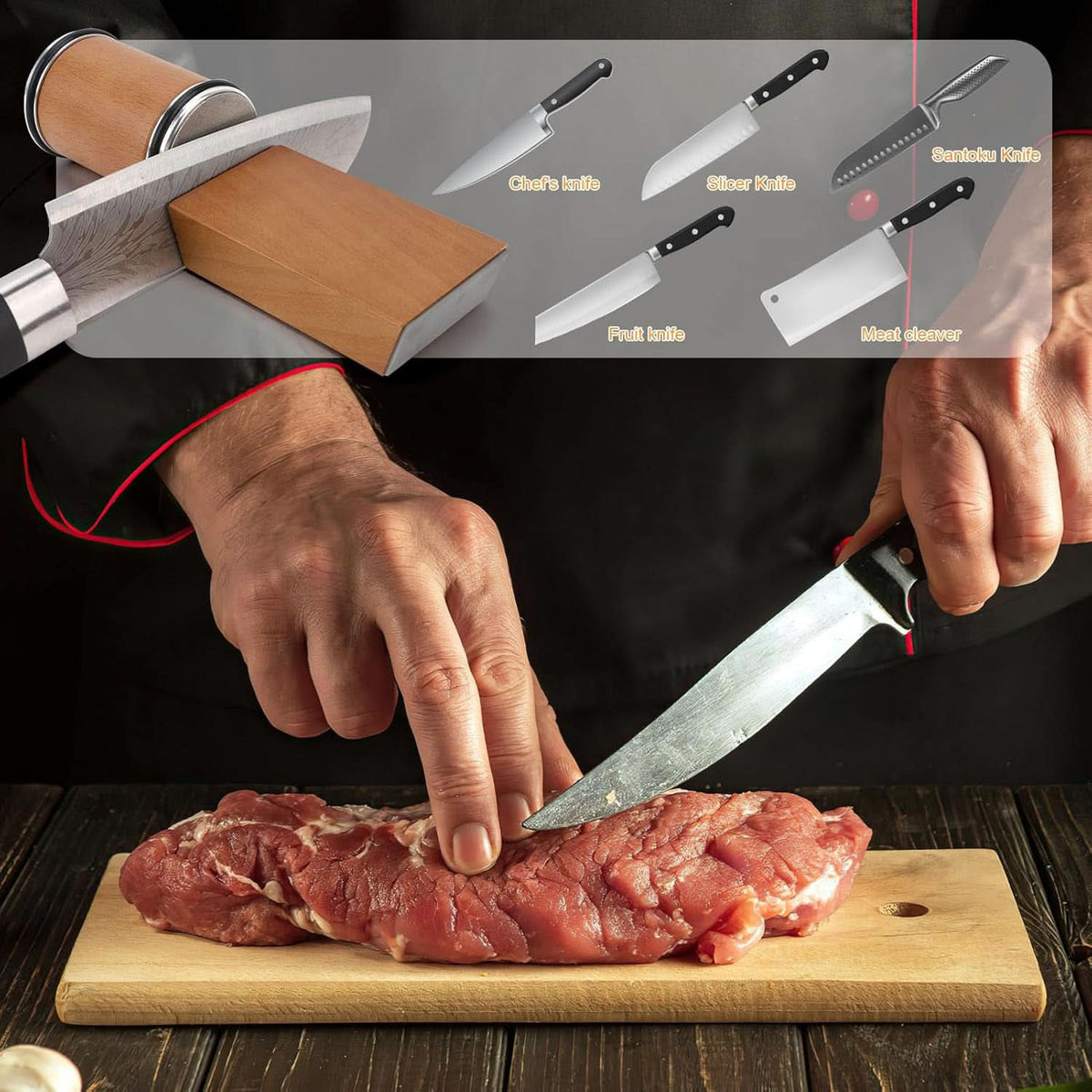SharpEdge | Professional Rolling Knife Sharpener with Diamond Roller 8