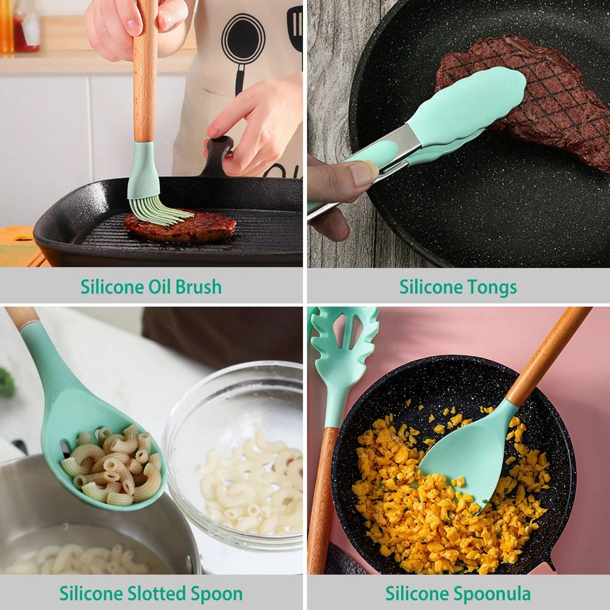 Skanto | 11-Piece Silicone Kitchen Utensil Set 6