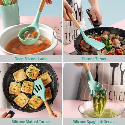 Skanto | 11-Piece Silicone Kitchen Utensil Set 8