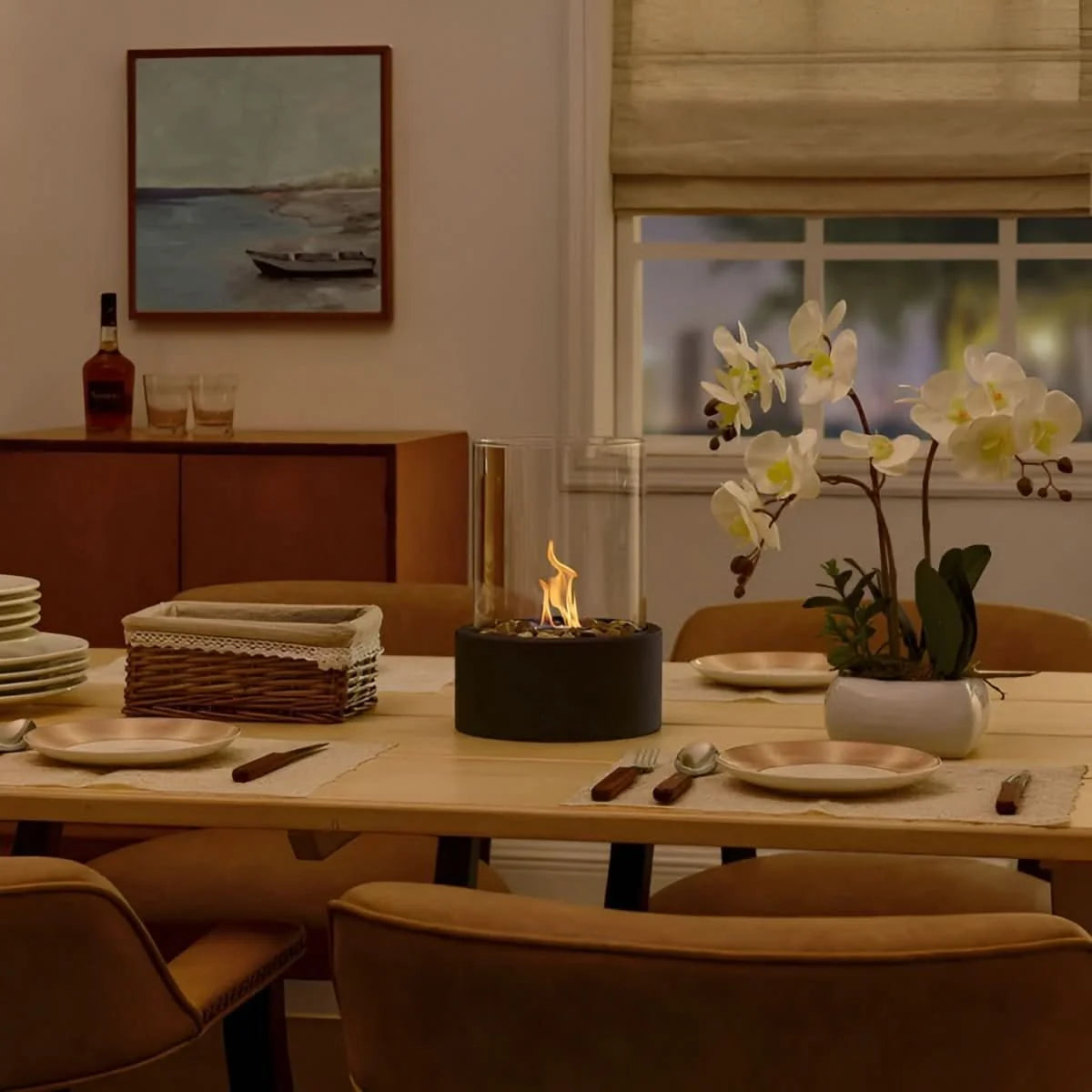 SleekFlame | Smoke-Free Table Fireplace Indoor Outdoor 8