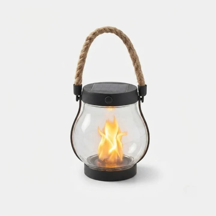 Solar Flame Lantern | Outdoor Weatherproof Flickering Light 7