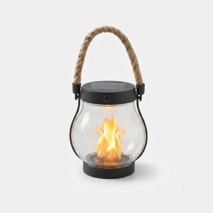 Solar Flame Lantern | Outdoor Weatherproof Flickering Light 7