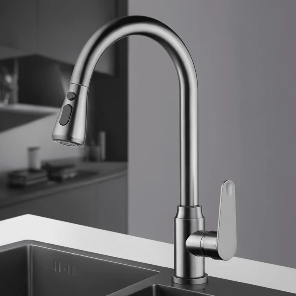 Swivelux | Kitchen Mixer Tap with Pull-Out Spray and 360° Rotation 10
