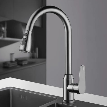 Swivelux | Kitchen Mixer Tap with Pull-Out Spray and 360° Rotation 10