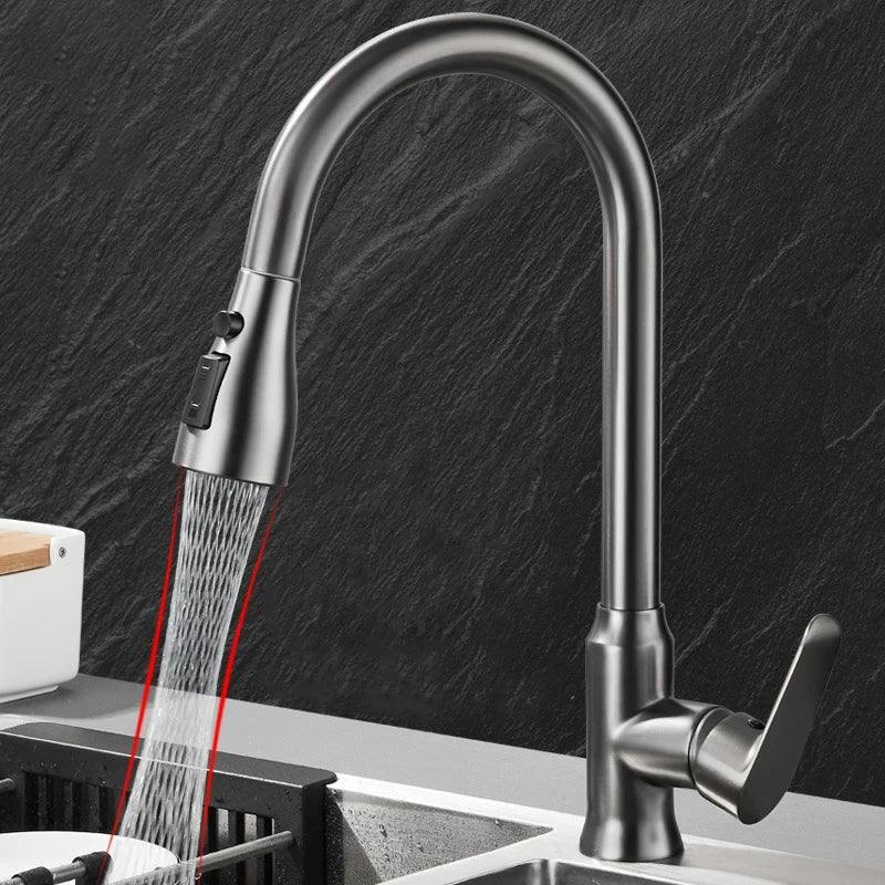 Swivelux | Kitchen Mixer Tap with Pull-Out Spray and 360° Rotation 7
