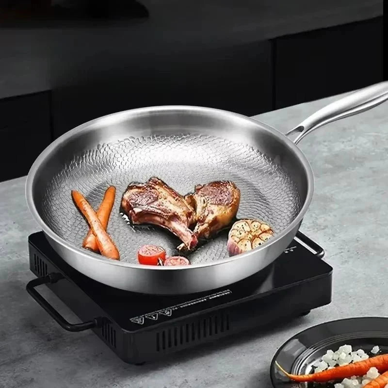 Titanium Hammered Non-Stick Frying Pan | Induction Cooktop Compatible 1