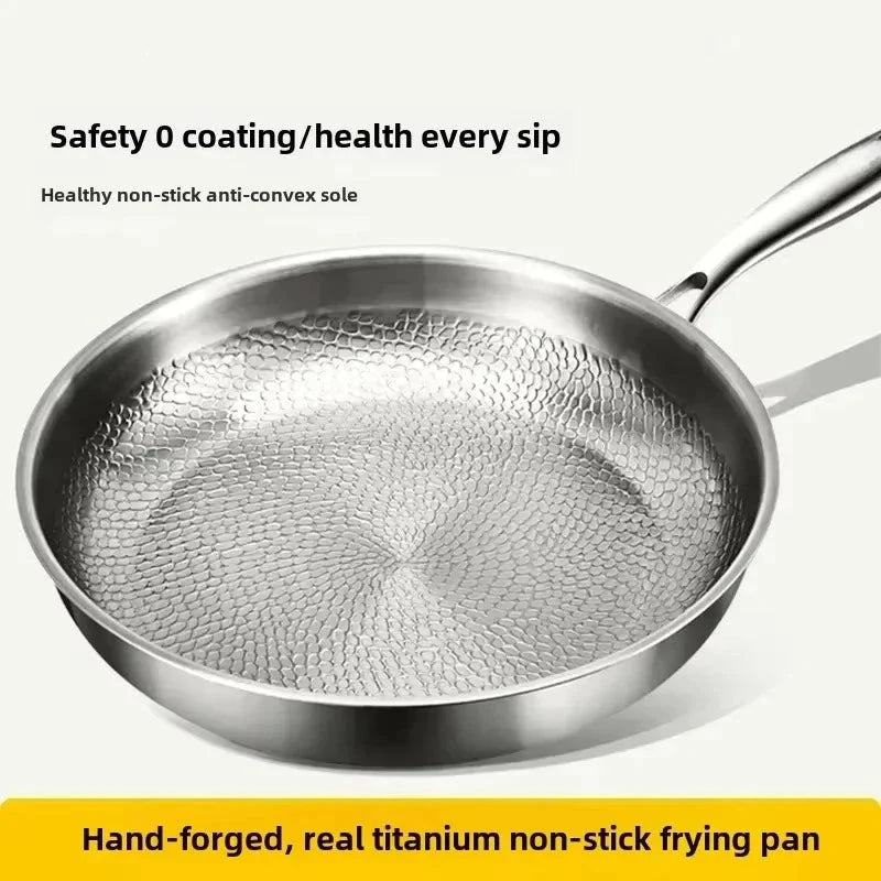 Titanium Hammered Non-Stick Frying Pan | Induction Cooktop Compatible 3