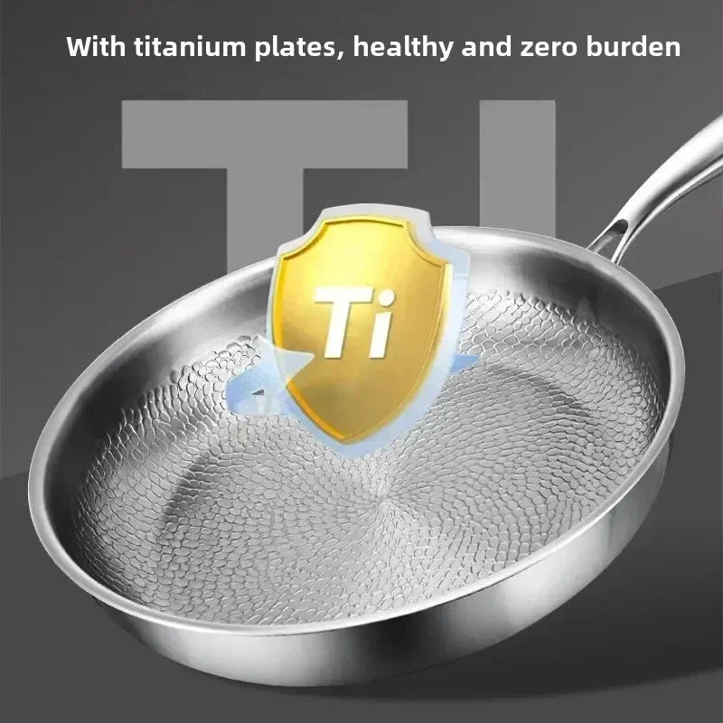 Titanium Hammered Non-Stick Frying Pan | Induction Cooktop Compatible 4