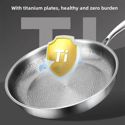 Titanium Hammered Non-Stick Frying Pan | Induction Cooktop Compatible 4