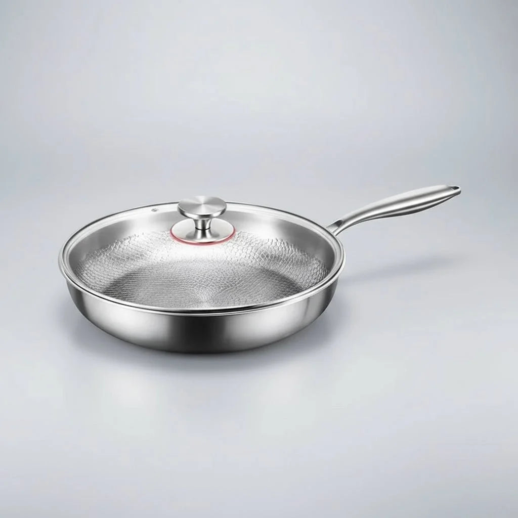 Titanium Hammered Non-Stick Frying Pan | Induction Cooktop Compatible 7