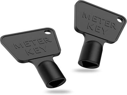 Triangular Utility Keys | Pack of 2 Durable Black Plastic 0