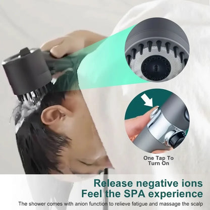 Turbohead | High-Pressure Shower Head with Filter System 3