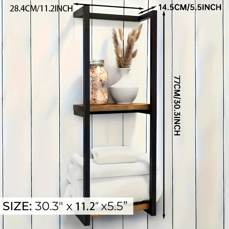 Two-Tier Stainless Steel Towel Rack | Bathroom Towel Racks 3