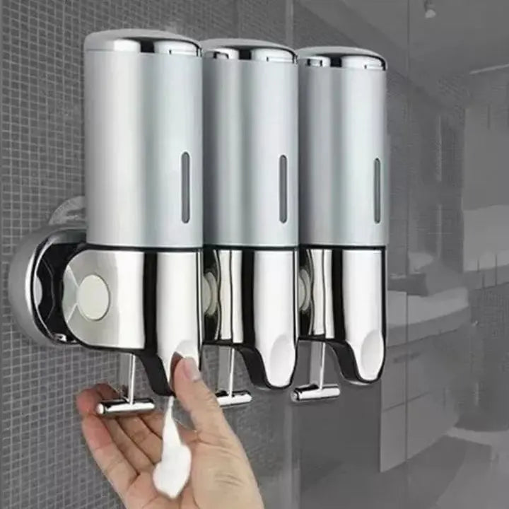 Wall-Mounted Soap Dispenser Silver 500ml Stainless Steel 1