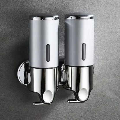 Wall-Mounted Soap Dispenser Silver 500ml Stainless Steel 2