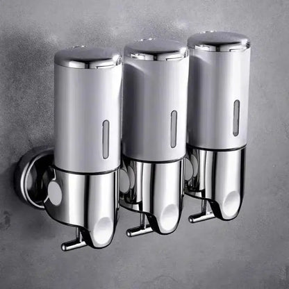 Wall-Mounted Soap Dispenser Silver 500ml Stainless Steel 3