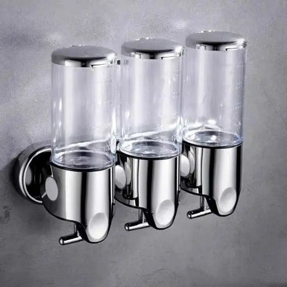 Wall-Mounted Soap Dispenser Silver 500ml Stainless Steel 6