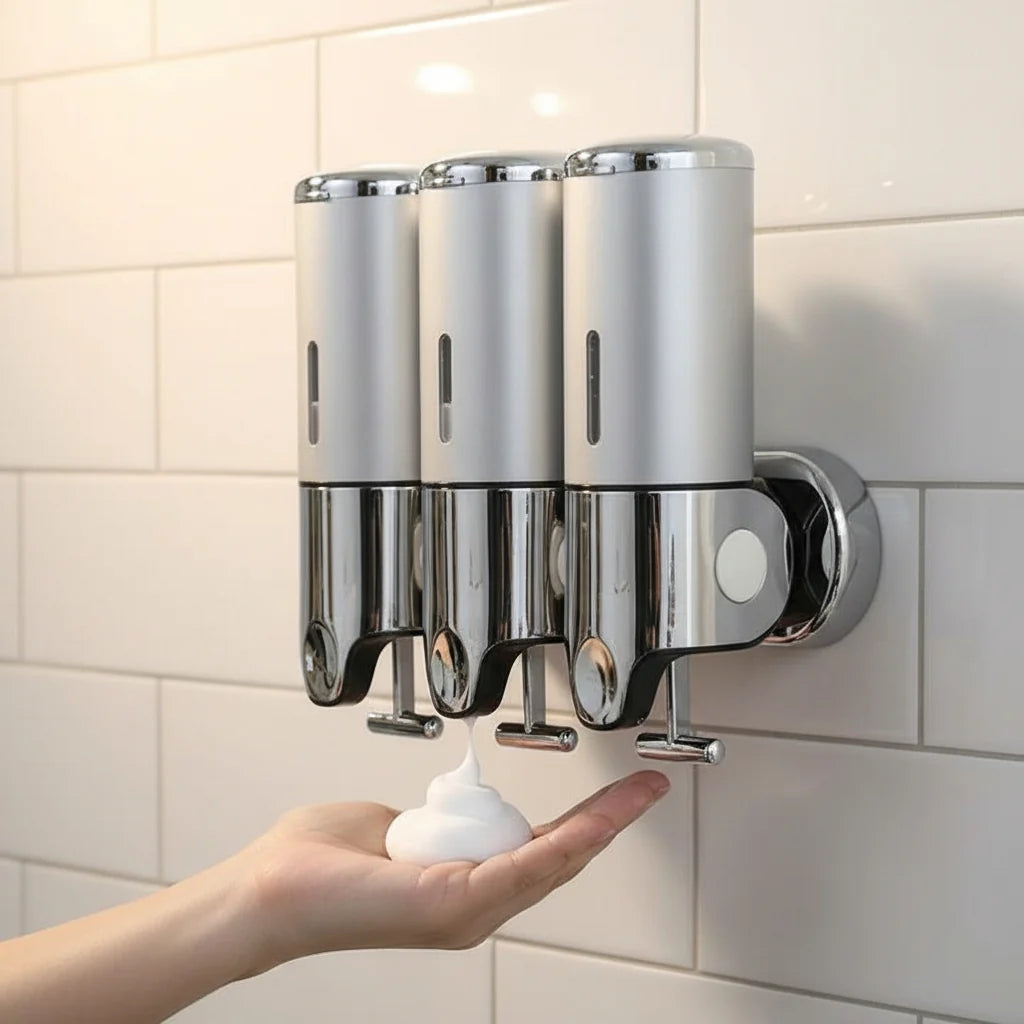 Wall-Mounted Soap Dispenser Stainless Steel 500ml 3