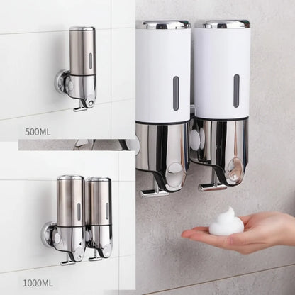 Wall-Mounted Soap Dispenser Stainless Steel 500ml 5