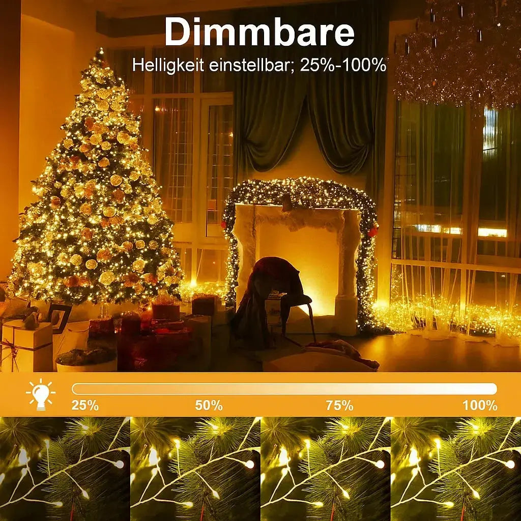 Warm White Copper Wire String Lights 9m | Indoor Outdoor Fairy Lights 2