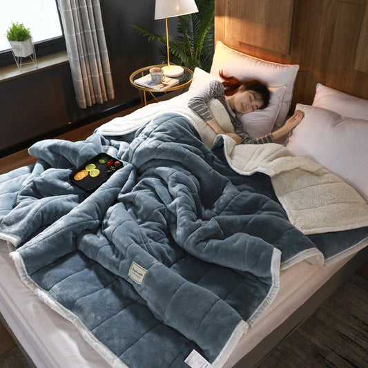 WinterLoom Cozy Winter Blanket Soft Warm Throw 0