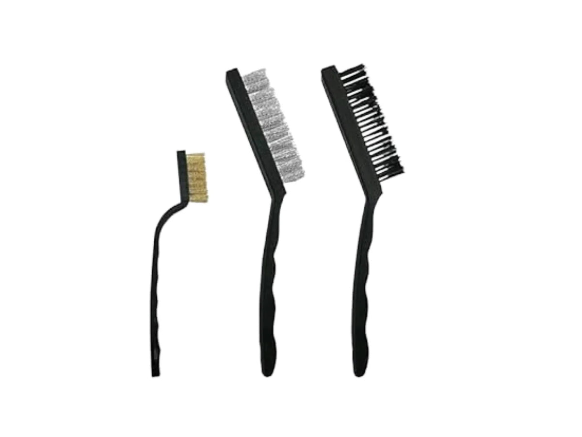 Wire Brush Set of 6 | Steel Nylon and Copper Rust Remover 0