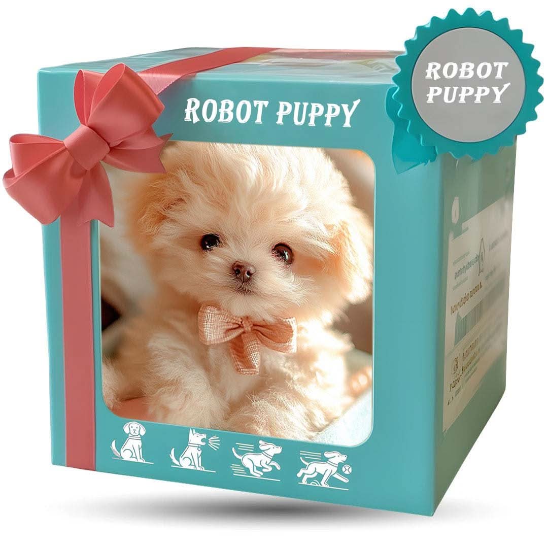 WuffiMotion Movable Plush Dog | Kids Plush Toy Brown-White 7