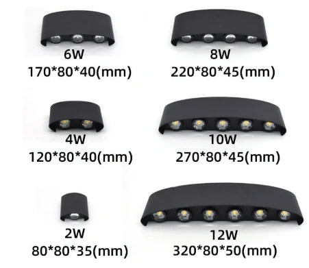 YARDGLOW | Outdoor LED Wall Light Energy-Efficient 15