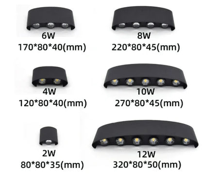 YARDGLOW | Outdoor LED Wall Light Energy-Efficient 15